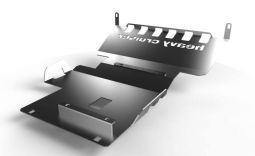 Захист двигуна, радіатора і переднього моста алюмінієвий для Mercedes X-class 2018- 3.0 V6