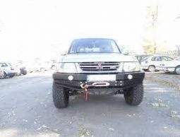 Передній бампер для Mitsubishi Pajero III (1999-2006) з плитою під лебідку без кенгурятника
