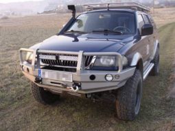 Передній бампер для Mitsubishi Pajero Sport з плитою кенгурятником