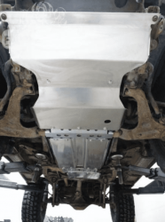 Защита двигателя (бензин) с механической коробкой передач до бампера F4x4 для Mitsubishi Pajero II (1991-1999)