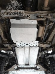 Защита редуктора для Mitsubishi Pajero II (1991-1999) алюминиевая