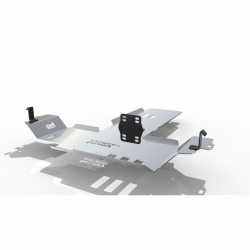 Защита коробки передач и редуктора алюминиевая для Toyota Land Cruiser 150 155 Prado J15 2017 – 2020