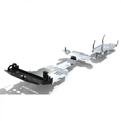 Комплект защиты днища алюминиевый для Toyota Land Cruiser 150 2021-