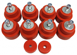 Подушки між рамою і кузовом для Nissan Patrol Y60 3D без ліфту