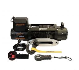 Лебедка Kangaroowinch K14000XP-SR-12V с синтетическим тросом и беспроводным пультом