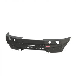 Передний бампер для Mitsubishi L200 (2010-2015) с монтажной плитой под лебедку без кенгурятника