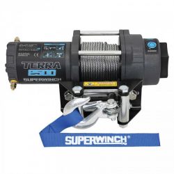 Лебедка электрическая со стальным тросом Superwinch Terra 2500 12V