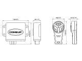 Бездротовий пульт RF-24DP-A для лебідок ATV COMEUP Cub 2/2s/3/3s/4/4s/4s (окрім Cub 4s Carry-on) (3 pin) 883870
