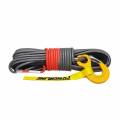 Синтетический трос с оплеткой Powerline VipeRope 12 мм х 28 м с коушом и крюком PLNPM12X28KH