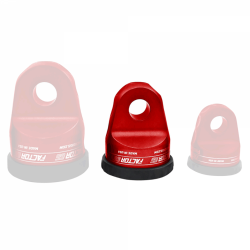 Проушина такелажна під серьгу для троса лебідки Factor 55 червона, 00015-01