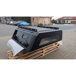 Сталевий кунг зі скляними дверима на Toyota Hilux 2006-2024