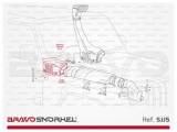 Шноркель Bravo SJJS для JEEP WRANGLER JL 2017+ EXTRA