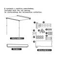Автомобильная маркиза Kangaroowinch 1,4x2 м, K_SA-PVC1.4x2M