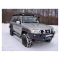 Передний бампер для Nissan Patrol Y61 GU4 (2005-2009)