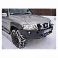 Передний бампер для Nissan Patrol Y61 GU4 (2005-2009)