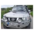 Передний бампер для Nissan Patrol Y61 GU4 (2005-2009)
