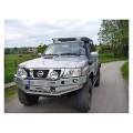 Передний бампер для Nissan Patrol Y61 GU4 (2005-2009)