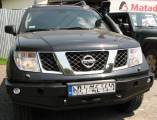 Передній бампер для Nissan Pathfinder з монтажною плитою під лебідку і кенгурятником