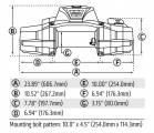 WARN автомобильная лебедка ZEON XD 12-S 12000lbs (5443 кг) 110012