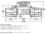 WARN автомобильная лебедка ZEON 12-S, 12V (5443 кг) 95950