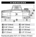 Warn автомобильная лебедка VR EVO 8 12V 8000 LBS (3600 кг) 103250