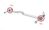 Комплект поліуретанових втулок підвіски (перед + зад) Trailox для Jeep Wrangler JK (2007–2018)