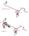 Комплект поліуретанових втулок підвіски (перед + зад) Trailox для Jeep Wrangler JK (2007–2018)